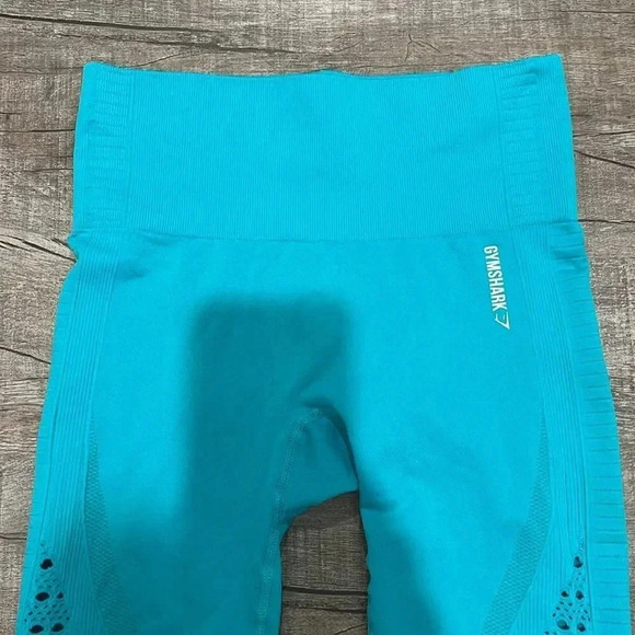 Gymshark - Energy Seamless Leggings - Teal - S/M - Gently Used!! - Picture 2 of 9